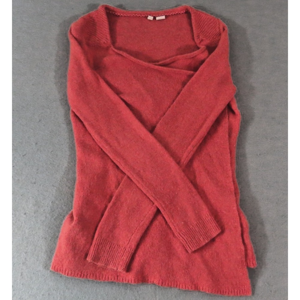 Moth by Anthropologie Cotton Wool Blend Draped Boho Open Cardigan Women's Sm